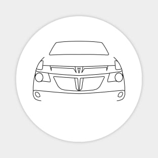 Pontiac Aztek outline graphic (black) Magnet